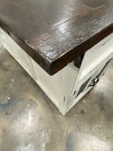 Load image into Gallery viewer, Greenview Kitchen Island Distressed White
