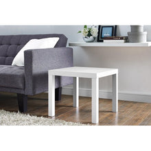 Load image into Gallery viewer, Parsons Square End Table in White(1385)
