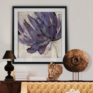 ‘Purple Jewel’ Painting Format: Black Framed 16x16 #275-NT
