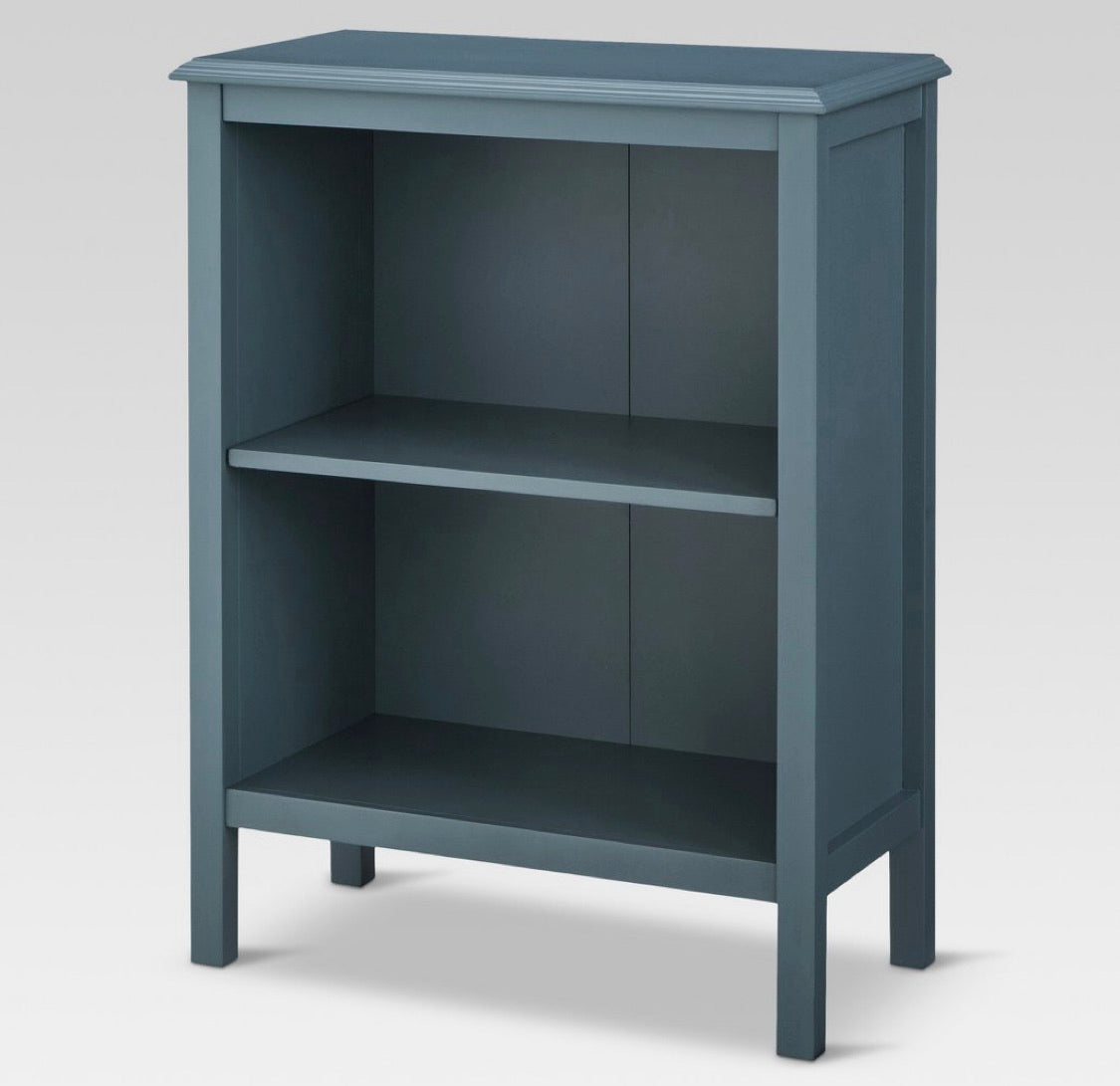 Windham 32.25” 2 shelf bookcase-overcast*AS IS* #3098