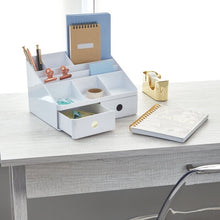 Load image into Gallery viewer, Dee Desk Organizer with Drawers White #71HW
