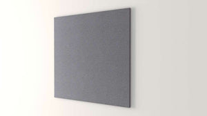 Obex Square Tackboard Bulletin Board 24” x 24” Gray(647)