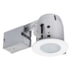 4 in. White Recessed  Circular Shower Lighting Kit MRM1202