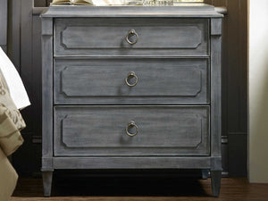 Hooker Furniture Hamilton Gray 3 Drawers Nightstand