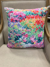 Load image into Gallery viewer, 16x16 water color flower throw pillow #268ha
