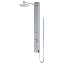 Load image into Gallery viewer, Stainless Steel Gardenia Retrofit Divert Valve 39.38&quot; Shower Panel with Dual Head - #203CE
