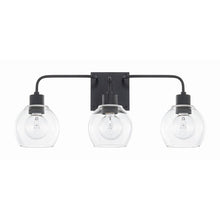 Load image into Gallery viewer, Rives 3-Light Dimmable Vanity Light Matte Black #281HW
