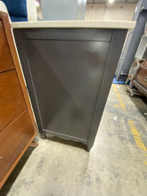 Load image into Gallery viewer, 30 in. Bath Vanity in Gray with Cottage Dresser Style with White Stone Top and Basin
