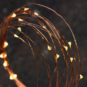 Sterno Home 16.4ft Fairy Lights 50 Light String Set of 2 Copper(1797RR)