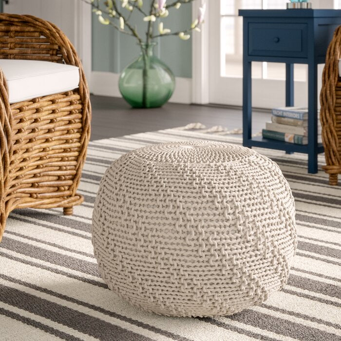 Knitted Pouf - #29CE