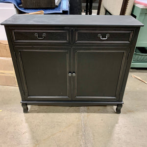 Hargrave Black 2 Door Accent Cabinet