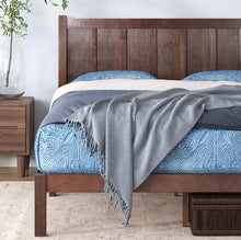 Load image into Gallery viewer, Zinus Adrian Wood Rustic Style Platform Bed with Headboard Full Size #753HW
