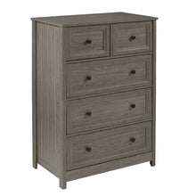 Load image into Gallery viewer, Groove Classic 5-Drawer Dresser Slate Grey(1361)
