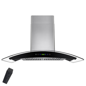 AKDY 35" 400 CFM Convertible Wall Mount Range Hood(241)