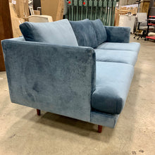 Load image into Gallery viewer, Norah Velvet 84&quot; Recessed Arms Sofa
