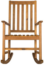 Load image into Gallery viewer, Barstow Natural Brown Acacia Wood Outdoor Rocking Chair #495HW
