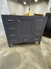 Load image into Gallery viewer, Aneira 42&quot; Single Bathroom Vanity  Base Charcoal Gray AS IS
