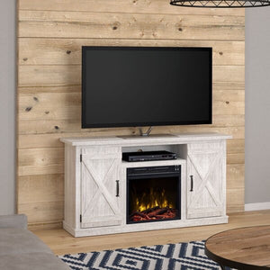 Lorraine Tv Stand for TV’s up to 55” with electric fireplace #3062