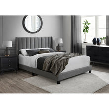 Load image into Gallery viewer, Gray Herman Queen Upholstered Standard Bed 7740
