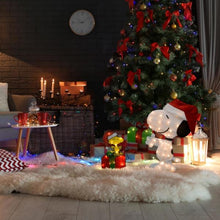 Load image into Gallery viewer, 26 in. Peanuts 2D Pre-Lit Yard Art Animated Snoopy and Woodstock on Gift (SB1279)
