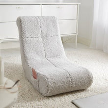 Load image into Gallery viewer, Sherpa Floor Chair-Gray #508nt
