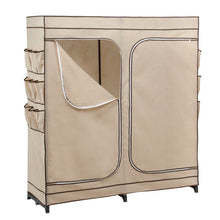 Load image into Gallery viewer, Wayfair Basics 60&quot; W Portable Wardrobe Tan(1603RR)
