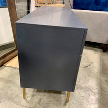 Load image into Gallery viewer, Blue/Gray 3 Drawer Modern Dresser
