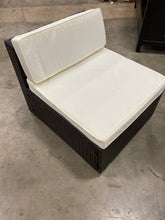 Load image into Gallery viewer, Wicker Rattan Armless Chair Brown/Natural
