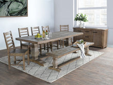 Load image into Gallery viewer, Gertrude Solid Wood Dining Table AS IS Desert Gray(667-2 boxes)
