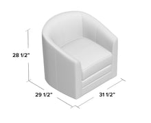 Load image into Gallery viewer, Morefield Swivel Barrel Chair #4684
