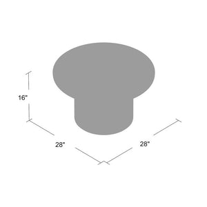 Pedestal Coffe Table