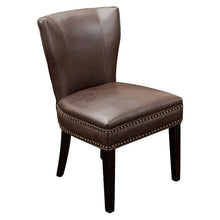 Load image into Gallery viewer, Jackie Leather Accent desk/Dining Chair Single Brown(1436)
