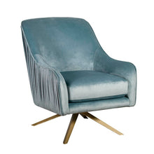 Load image into Gallery viewer, Jolie Swivel Armchair French Seaglass 206CDR
