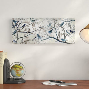 'Morning Chorus' - Wrapped Canvas Painting Print 20 x 50(1646RR)
