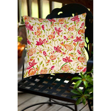 Load image into Gallery viewer, Julia’s Fancy Floral Throw Pillow (set of 2) 101DC
