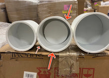 Load image into Gallery viewer, White Bartlow 3-Piece Metal Pot Planter *AS IS #827HW
