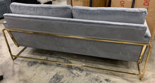 Load image into Gallery viewer, Meridian Furniture Mila Grey Velvet Sofa
