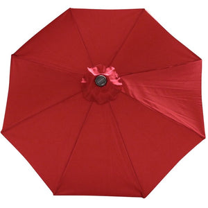 Jericho 9' Market Umbrella Red #280HW