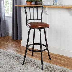 Robinson Adjustable Height Barstools Set of 2 Black(1369)