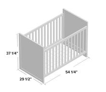 Load image into Gallery viewer, Wilmslow 2-in-1 Convertible Crib #23-NT
