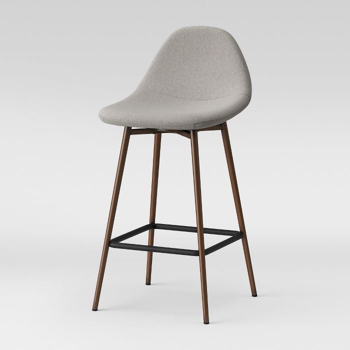 Copley Upholstered Counter Stools Single Light Gray(1474)
