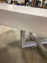 Load image into Gallery viewer, Farmhouse Round extendable table- whitewash grey
