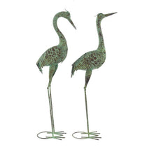 Load image into Gallery viewer, 2 Piece Gast Crane Metal Figurine Set #53HW
