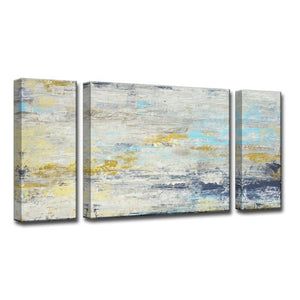 'Surf and Sound I/II/III' - 3 Piece Wrapped Canvas Painting Print Set #682HW