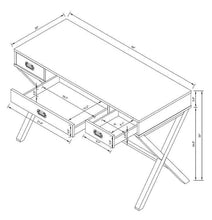Load image into Gallery viewer, Campaign Desk-White #3109
