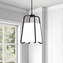 Load image into Gallery viewer, Black Percy 1 - Light Single Cone Pendant #600HW
