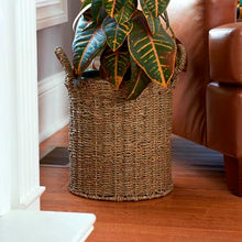 Load image into Gallery viewer, Seagrass Wicker Basket #427HW

