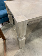 Load image into Gallery viewer, Extendable Solid Wood Dining Table Gray Natural
