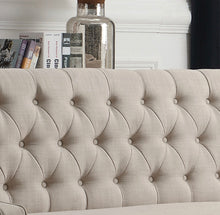 Load image into Gallery viewer, Roseverea Christiansburg Tufted Sofa, Beige #631HW
