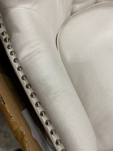 Maidenstone 23" Armchair Ivory *AS IS #1367HW